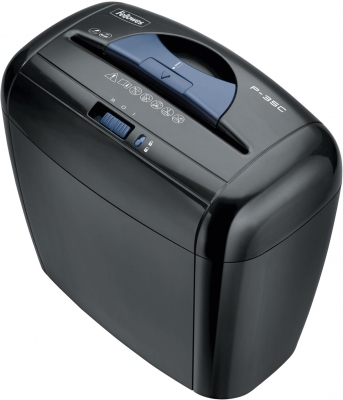 Distrugator documente 5 coli Fellowes Powershred P-35C negru 